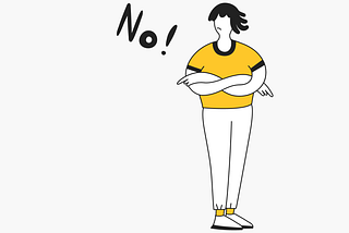 Think twice before saying “no”.