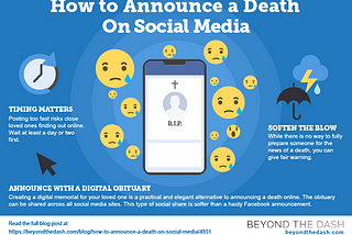 How to Announce a Death on Social Media (With Infographic)