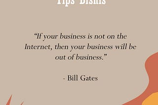 Peran Internet dalam Kelangsungan Bisnis Modern