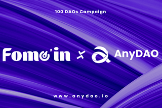 Get rid of fomo: Fomoin on AnyDAO!