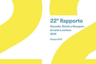 Riciclo: 22° rapporto annuale Comieco