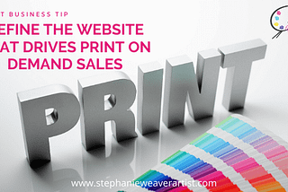 Art Business Tip: Print on demand and artist websites