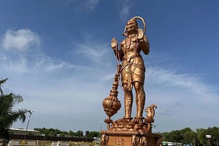 Ninety Foot Tall Hindu Monkey Erected in Texas