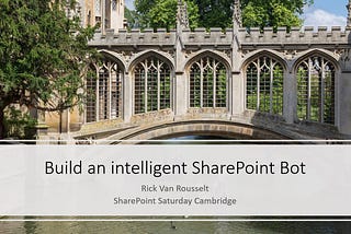 SharePoint Saturday Cambridge