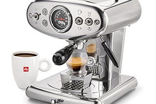 illy X1 Espresso Machine, 13 x 9.8 x 10.60, Stainless