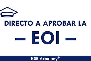 Directo a aprobar la EOI