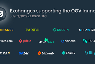 Exchanges Supporting Origin’s Upcoming OGV Launch