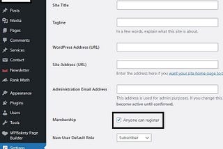 Allow User Registration on Your WordPress