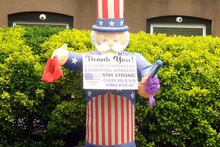 Carroll Gardens Inflatable Uncle Sam Tribute — The New Leaf Journal