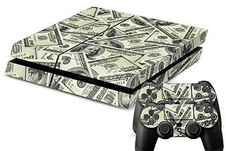 Designer Vinyl Skin Prints and Patterns Decal for PlayStation PS4 Console and 2 Free Controller…