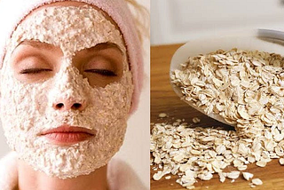 Is putting oats on your face good?