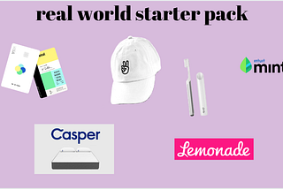 The Sunday Scaries — Real World Starter Pack