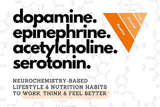 Neuro-Chemistry-Based Lifestyle and Nutrition Habits To Work, Think & Feel Better.