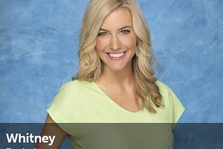 Bachelor Contestant Whitney — Bikini Commentary