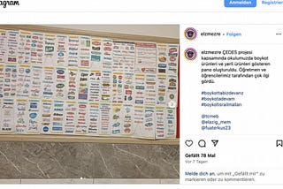 ÇEDES kapsamında Filistin için “boykot eğitimi”
