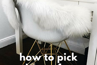 How To Pick The Perfect Accent Chair