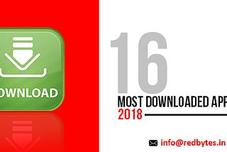 16 Most Downloaded Apps in 2018 | Redbytes Software