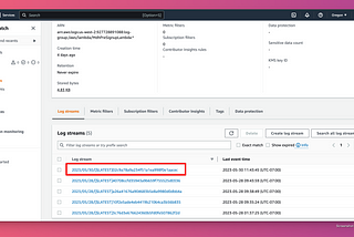 How to check AWS Lambda Logs using the AWS Console?