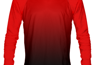 Red Black Fade Ombre Long Sleeve Shirts