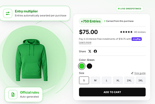 How Shopify Brands Use Buy-to-Enter Sweepstakes to Increase Average Order Value