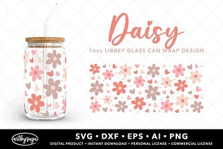 Daisy Libbey Glass Wrap Svg