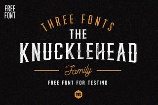 Knucklehead Font