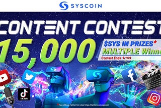 Syscoin Content Contest Winners