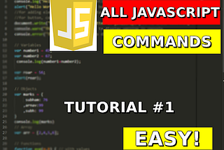 All Basic Commands in Java Script!