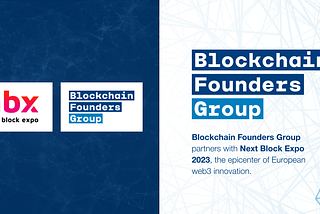 Blockchain Founders Group partners with Next Block Expo 2023 Berlin