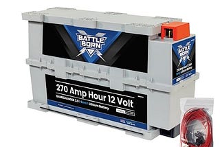 270Ah 12V GC3 Smart Heated Lithium-Ion (LiFePO4) RV, Marine, Solar, & Off Grid Battery - Bluetooth Connectivity - Battle Born Batteries