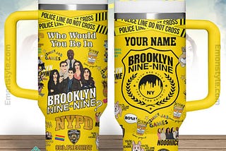 Channel Your Inner Brooklyn Nine-Nine Detective with this Personalized Tumbler
