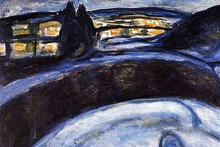 Z-Wallpaper | Edvard Munch Painting Art Mobile Phone Wallpapers