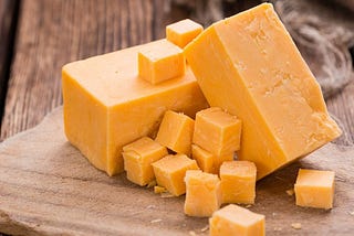 cheddar cheese block