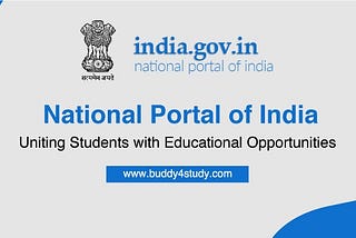 National Portal of India — Education Schemes, growth, development.