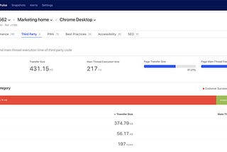 Track the impact of Third Party scripts, Total Blocking Time and more