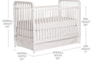 safe and secure baby cribs liberty