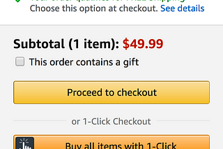 Amazon’s 1-click Purchase is Now Up for Grabs