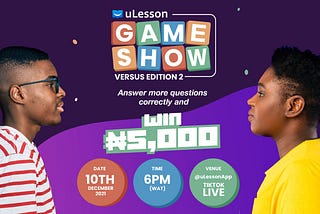 The uLesson Game Show Versus Edition (2)