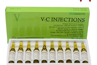 VC Vitamin C 1000mg Injections — 10 Ampoules in India