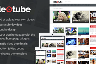 Free Download VideoTube — Responsive Video WordPress Theme