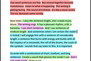I Used to Tell You to Write Small Sentences — Not Anymore