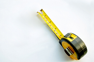 Photo of measuring tape. Courtesy of Wix Images