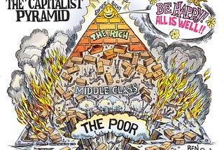 The parasitic, predatory finance version cloaking itself as “capitalism”