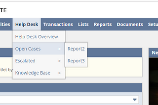 Creating Custom Center Tab in NetSuite