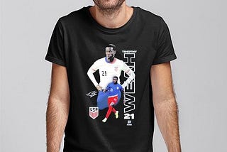 Official USMNT Timothy Weah Signature Shirt