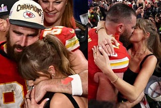 Taylor Swift Kisses Travis Kelce After Chiefs’ Super Bowl Win