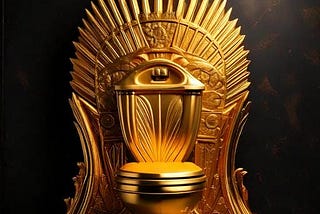 golden toilet Game of Thrones style
