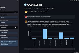 CrystalCosts: Building an AI Agent for Cost Monitoring on Snowflake