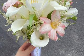 Pure Elegance: The Timeless Beauty of a White Tulips Wedding Bouquet