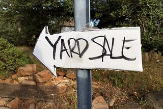 A Yard Sale of Sunk Costs